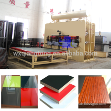 Wuxi Qiangtong automatic short cycle melamine MDF laminate hot press line